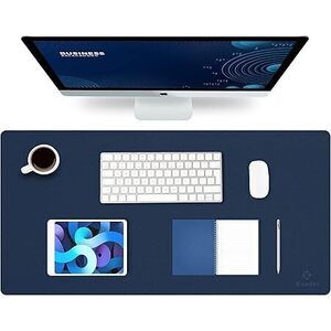 Large Office Leather Desk Mat, Mouse And Keyboard Pad, Computer And Laptop Mat,